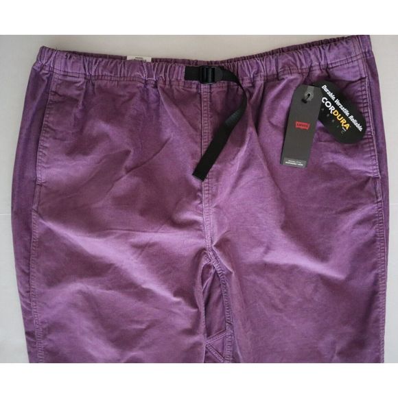 Levi's A09680005 Men Sz 2XL Purple Quick Release Corduroy Hi-Rise Skate Pants - Picture 6 of 13